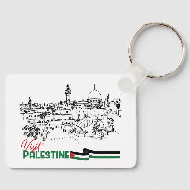 Palestinian Heritage and Hope Key Ring (Front)
