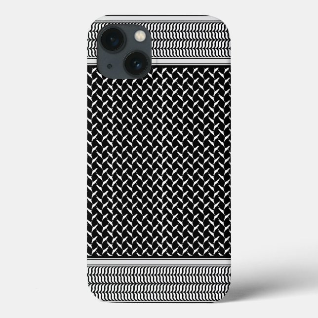 Palestinian Keffiyeh Case-Mate iPhone Case (Back)