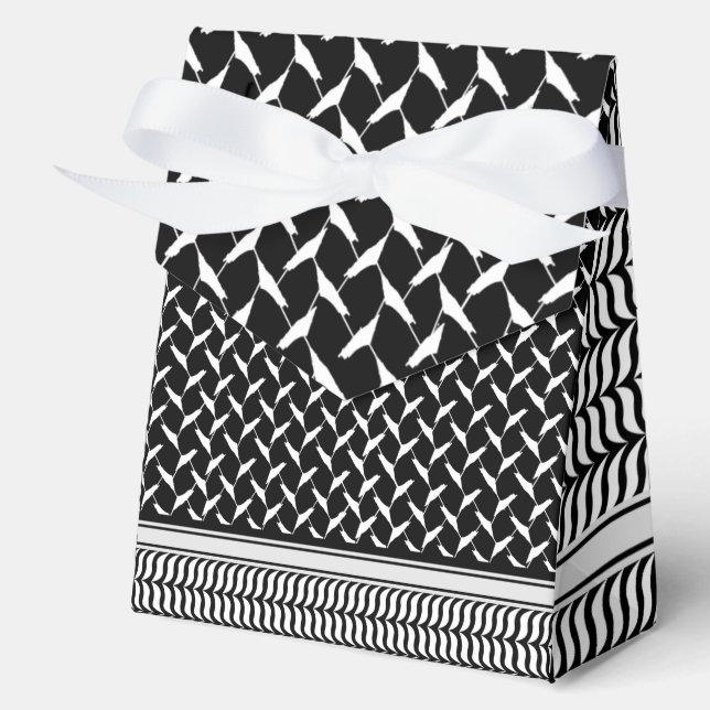Palestinian Keffiyeh  Favour Box (Front)
