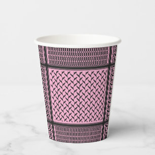 Palestinian keffiyeh Palestine map Paper Cups