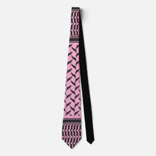 Palestinian keffiyeh Palestine map Tie