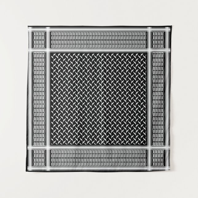 Palestinian Keffiyeh  Tapestry (Front)