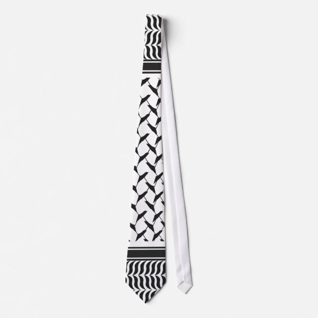 Palestinian keffiyeh  tie (Front)