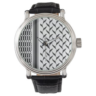 Palestinian keffiyeh watch