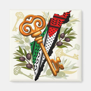 Palestinian Key Symbol of the Right of Return Magnet