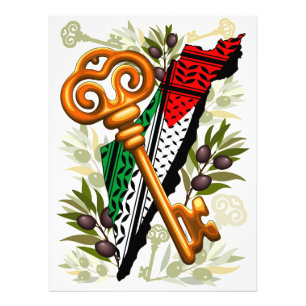 Palestinian Key Symbol of the Right of Return Photo Print