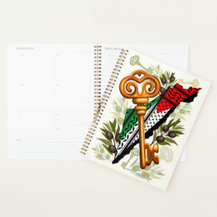 Palestinian Key Symbol of the Right of Return Planner