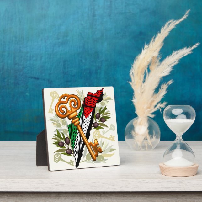 Palestinian Key Symbol of the Right of Return Plaque (Insitu)