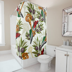 Palestinian Key Symbol of the Right of Return Shower Curtain