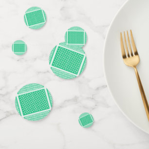 palestinian kuffiya Green Gradient Confetti