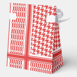 Palestinian Kuffiya Hatta Red Favour Box