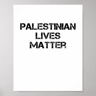 Palestinian Lives Stop Genocide In Palestine Stop  Poster