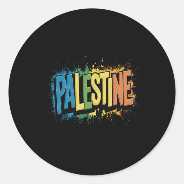 Palestinian Lives T Sticker  (Front)
