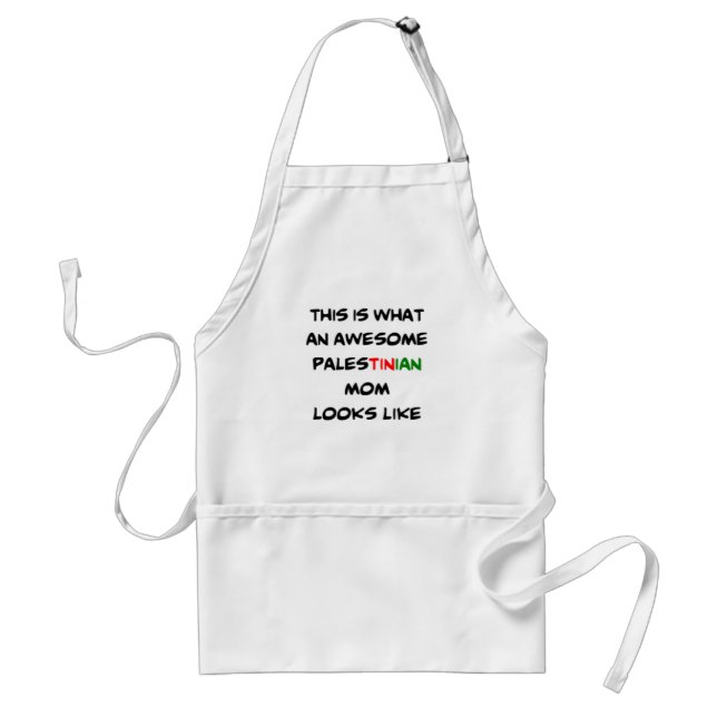 palestinian mom, awesome standard apron (Front)