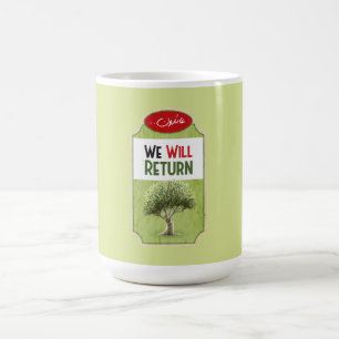 Palestinian Olive Tree: "We will Return" Coffee Mug
