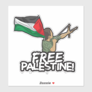 Palestinian Resister kid-flag Freedom for Palestin