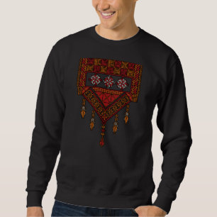 Palestinian Tatreez Embroidery Art  Sweatshirt
