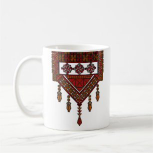 Palestinian Tatreez  Embroidery   palestine Art Coffee Mug