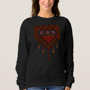 Palestinian Tatreez Embroidery palestine Art Sweatshirt
