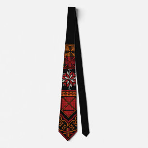 Palestinian Tatreez  Embroidery   palestine Art Tie
