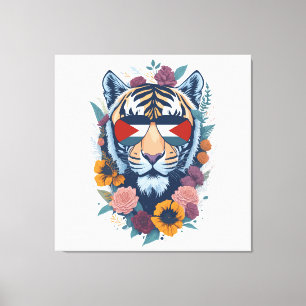 Palestinian tiger - Palestine FLAG Canvas Print