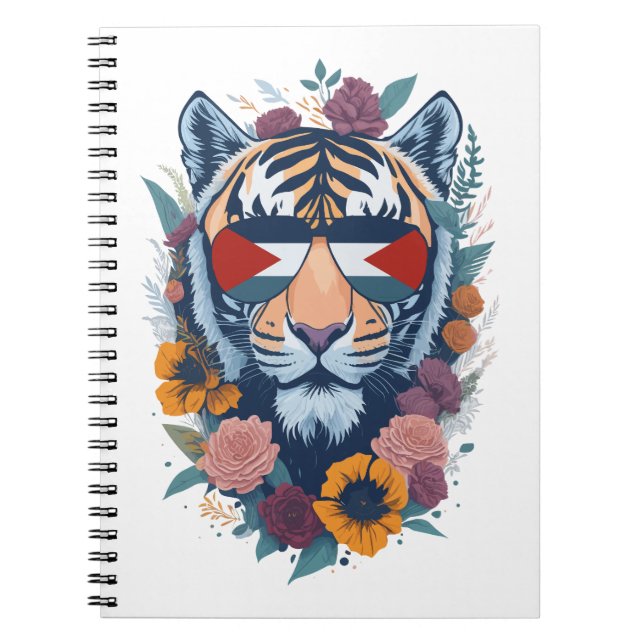 Palestinian tiger - Palestine FLAG  Notebook (Front)