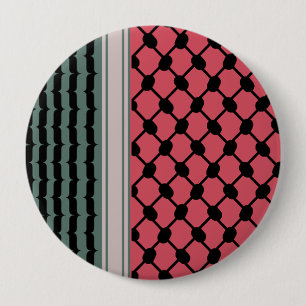 Palestinian watermelon Hatta Keffiyeh Kufiya Folk 10 Cm Round Badge