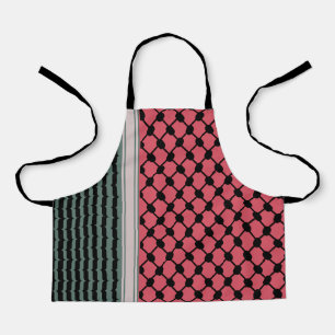 Palestinian watermelon Hatta Keffiyeh Kufiya Folk Apron