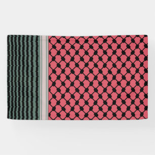 Palestinian watermelon Hatta Keffiyeh Kufiya Folk Banner