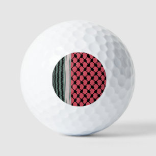 Palestinian watermelon Hatta Keffiyeh Kufiya Folk Golf Balls