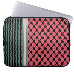 Palestinian watermelon Hatta Keffiyeh Kufiya Folk Laptop Sleeve