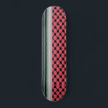 Palestinian watermelon Hatta Keffiyeh Kufiya Folk Skateboard<br><div class="desc">watermelon Kufiya, kufiyyeh, kaffiyyeh or also called Hatta is an old Palestinian traditional headwear pattern that carries a deep value to every Palestinian and later became a symbol of resistance and freedom worldwide. Each pattern in the Hatta Kufiya represents palestine element culture. This design is for Palestinians, Palestine lovers, pro-Palestinian...</div>