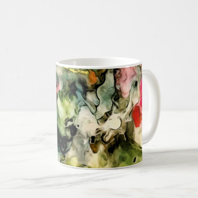 Palette Abstract Coffee Mug (Front Right)