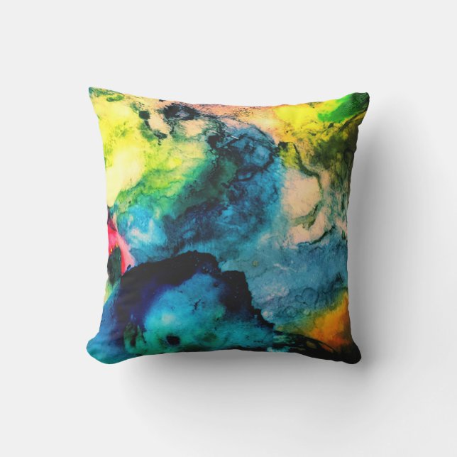 Palette Abstract Cushion (Front)