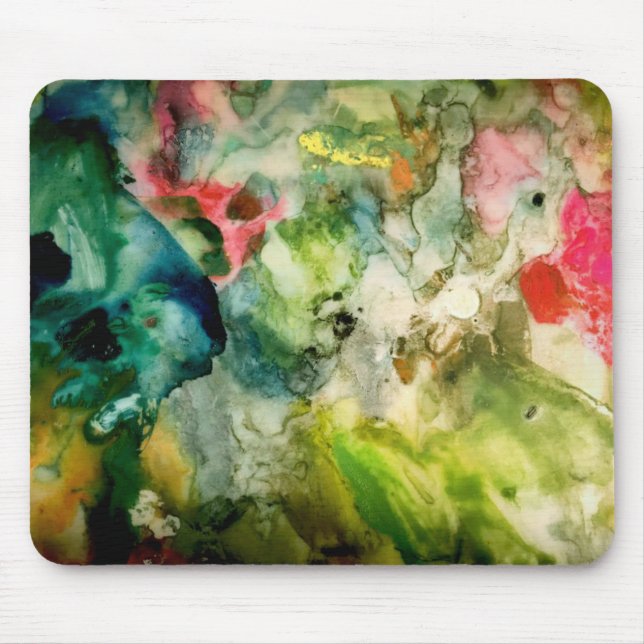 Palette Abstract Mouse Pad (Front)