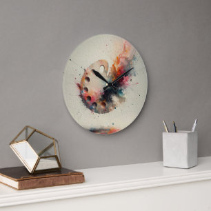 Palette of Creation  Large Clock