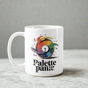 Palette Panic Designer Life Joke Coffee Mug