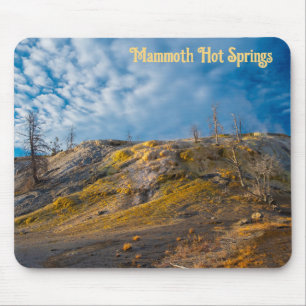 Palette Springs Sunrise Mammoth Hot Springs Mouse Pad