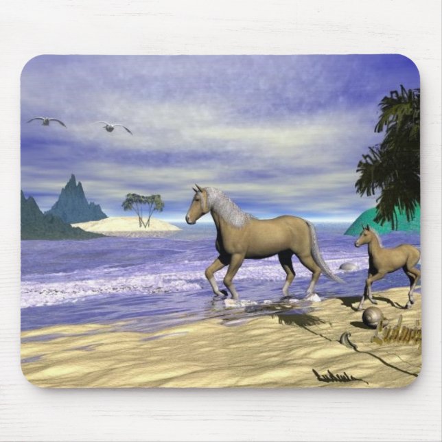 Palimino &and Foal Mouse Pad (Front)