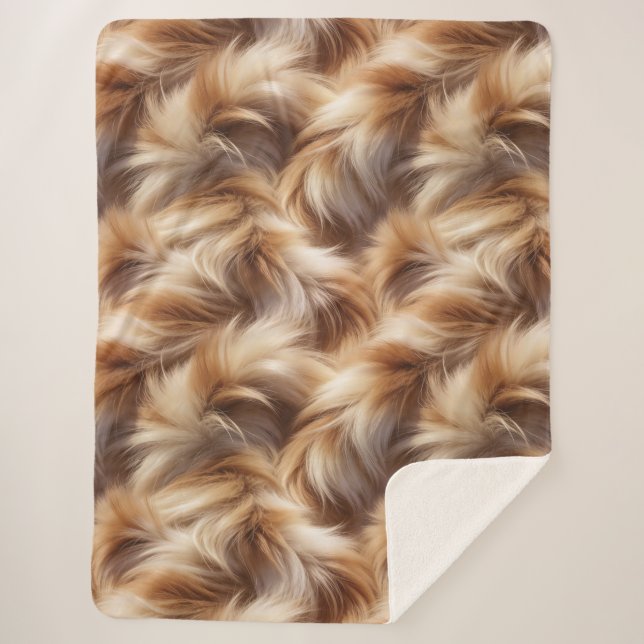 Palimpsest Sherpa Blanket (Front)