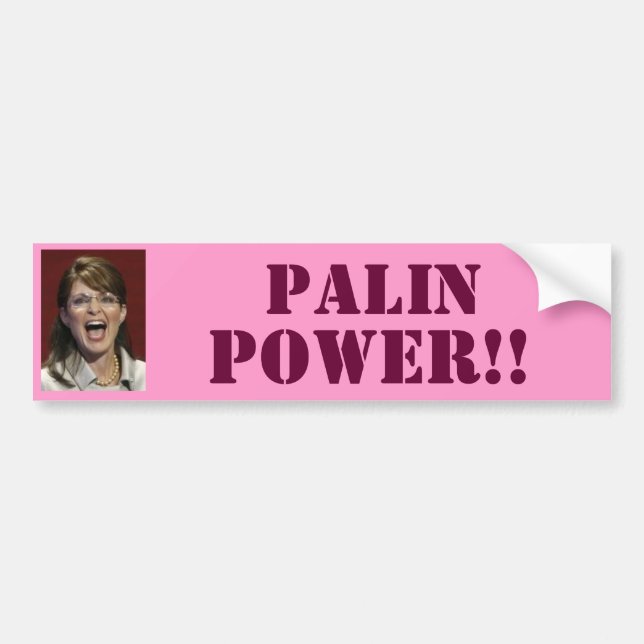 Palin Power!! - Bumper Sticker (Front)