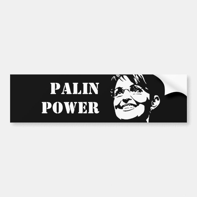 Palin Power Bumper Sticker (Front)