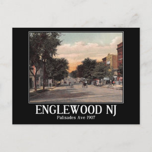 Palisades Ave., Englewood, NJ VIntage Postcard