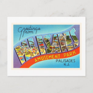 Palisades New Jersey NJ Vintage Travel Postcard- Postcard