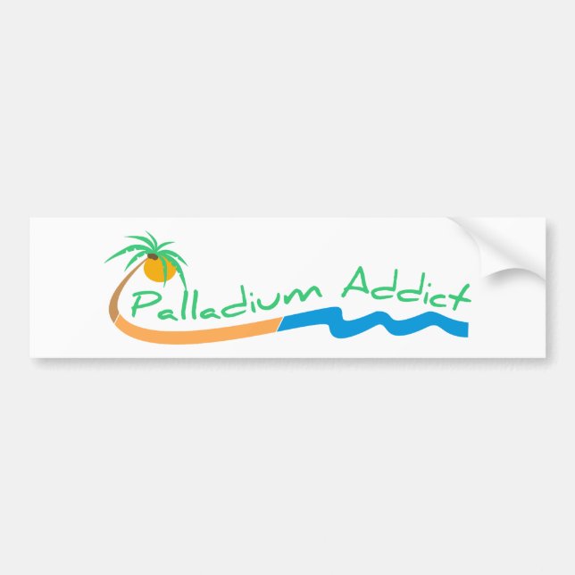 Palladium Addict Bumper Sticker (Front)
