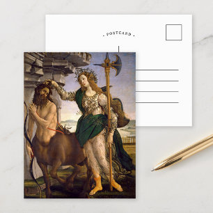 Pallas and the Centaur   Botticelli Postcard
