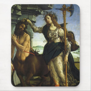 Pallas and the Centaur by Sandro Botticelli Mouse Pad