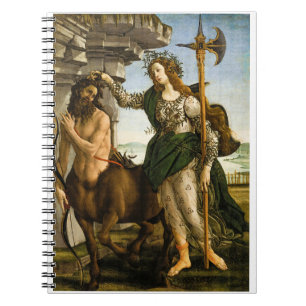 Pallas and the Centaur by Sandro Botticelli Notebook