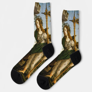 Pallas and the Centaur by Sandro Botticelli Socks