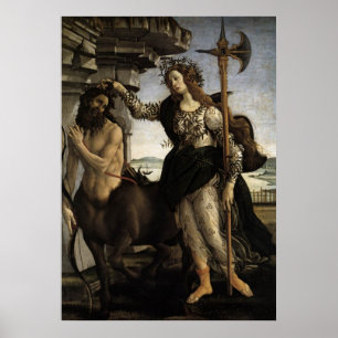 Pallas and the Centaur Canvas Print
